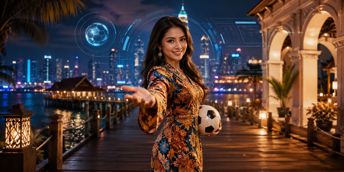 Peminat bola sepak Sabah bertaruh dengan corak batik menggunakan platform y11